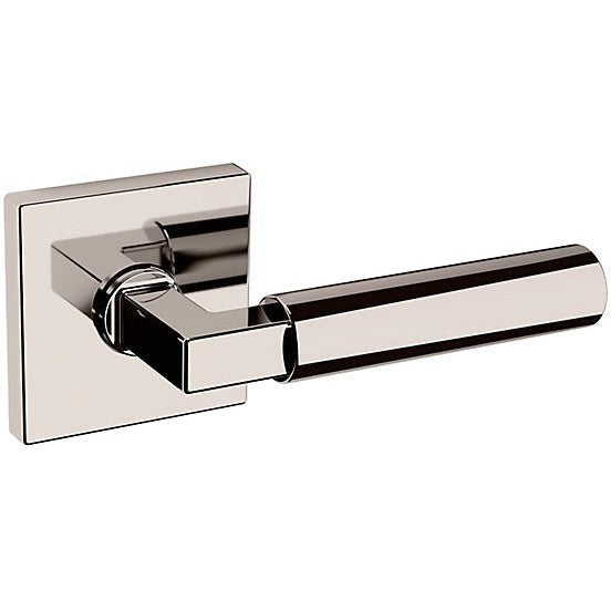 Baldwin Estate L029 Gramercy Right Handed Half Dummy Lever with R017 Rosette in Lifetime Polished Nickel finish