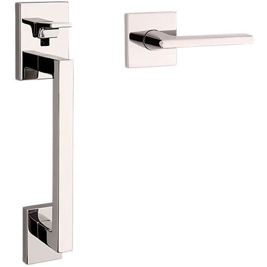 Baldwin Estate Minneapolis Lower Half Handleset with Interior 5162 Lever in Lifetime Polished Nickel finish