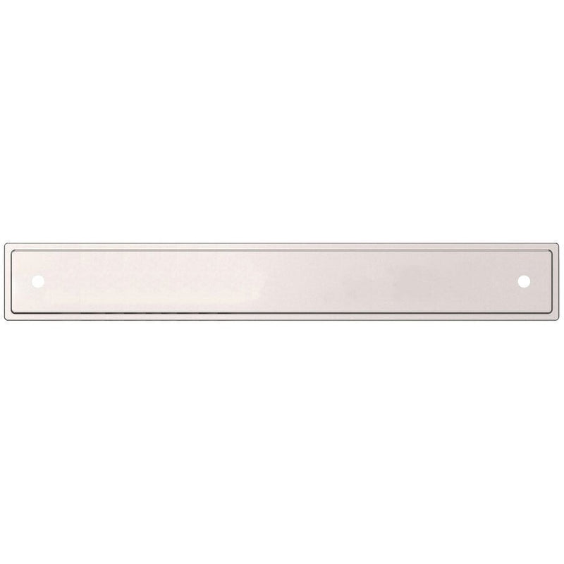 Baldwin Estate Transitional Back Plate 6" in Lifetime Polished Nickel finish