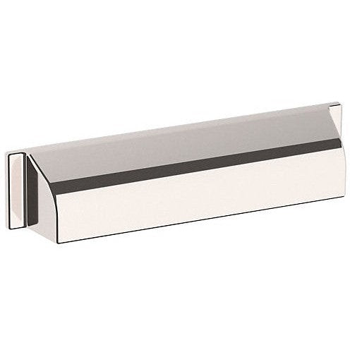 Baldwin Estate Transitional Cup Pull 6" in Lifetime Polished Nickel finish