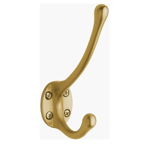 Baldwin Estate 0742 Coat & Hat Hook in Lifetime Satin Brass finish