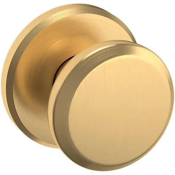 Baldwin Estate 5023 Half Dummy Knob with R016 Rosette in Lifetime Satin Brass finish