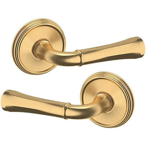 Baldwin Estate 5113 Full Dummy Lever with 5078 Rosette in Lifetime Satin Brass finish