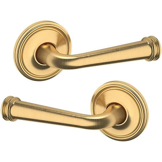 Baldwin Estate 5116 Full Dummy Lever with 5070 Rosette in Lifetime Satin Brass finish