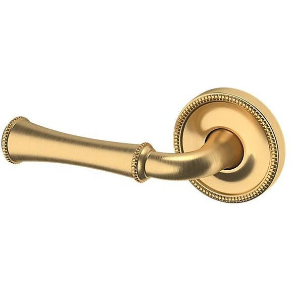 Baldwin Estate 5118 Left Handed Half Dummy Lever with 5076 Rosette in Lifetime Satin Brass finish