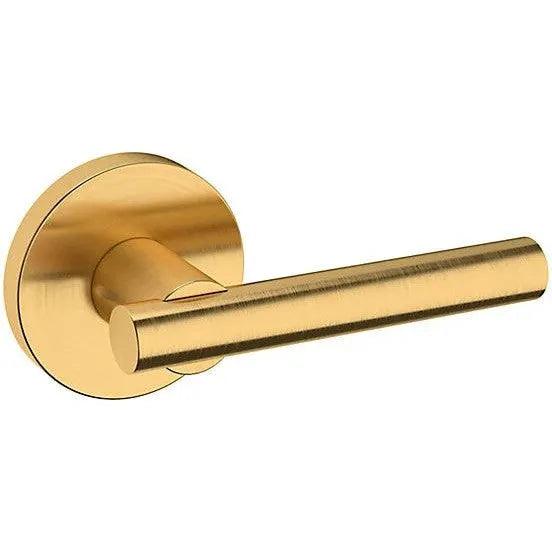 Baldwin Estate 5137 Right Handed Half Dummy Lever with 5046 Rosette in Lifetime Satin Brass finish
