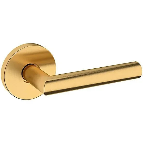 Baldwin Estate 5173 Right Handed Half Dummy Lever with 5046 Rosette in Lifetime Satin Brass finish