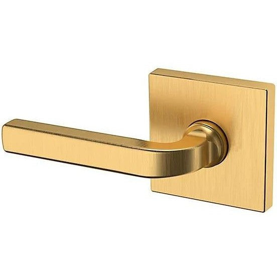 Baldwin Estate 5190 Left Handed Half Dummy Lever with R017 Rosette in Lifetime Satin Brass finish