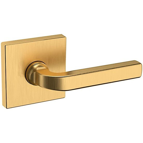 Baldwin Estate 5190 Right Handed Half Dummy Lever with R017 Rosette in Lifetime Satin Brass finish