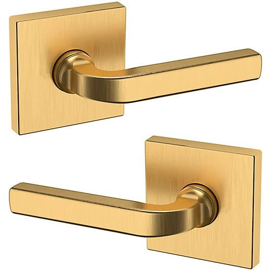 Baldwin Estate 5190 Full Dummy Lever with R017 Rosette in Lifetime Satin Brass finish