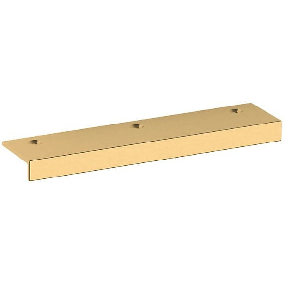 Baldwin Estate Edge Pull 4" in Lifetime Satin Brass finish