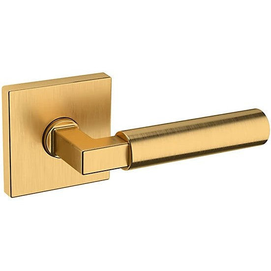 Baldwin Estate L029 Gramercy Right Handed Half Dummy Lever with R017 Rosette in Lifetime Satin Brass finish