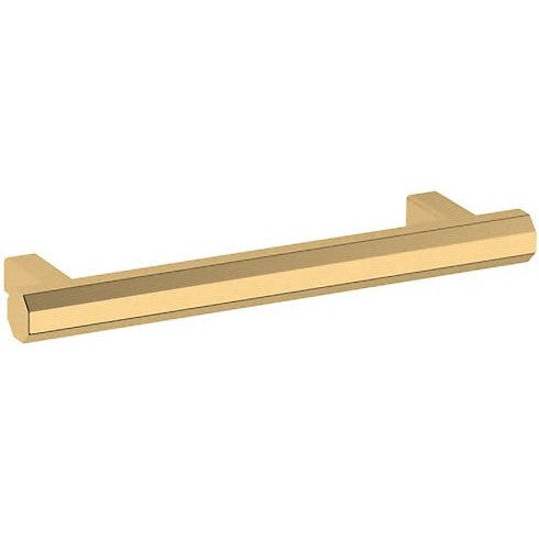 Baldwin Estate Octagonal Pull 4" in Lifetime Satin Brass finish