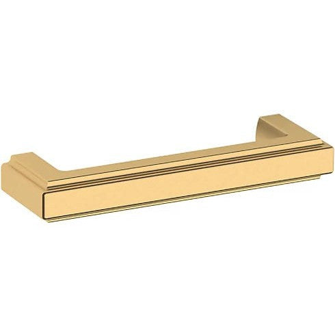 Baldwin Estate Raised Pull 4" in Lifetime Satin Brass finish