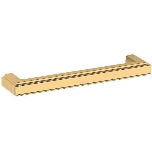Baldwin Estate Raised Pull 6" in Lifetime Satin Brass finish