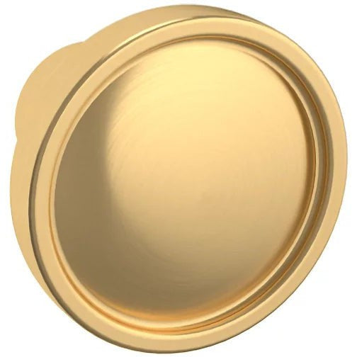 Baldwin Estate Tulip Knob 1.5" in Lifetime Satin Brass finish