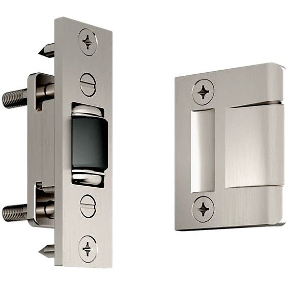 Baldwin Estate 0430 Roller Latch with Full Lip Strike in Lifetime Satin Nickel finish