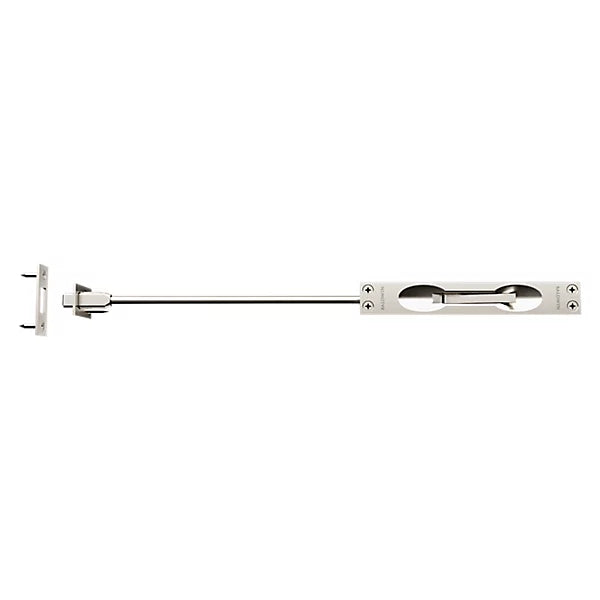 Baldwin Estate 0600 Flush Bolt with 12" Rod in Lifetime Satin Nickel finish