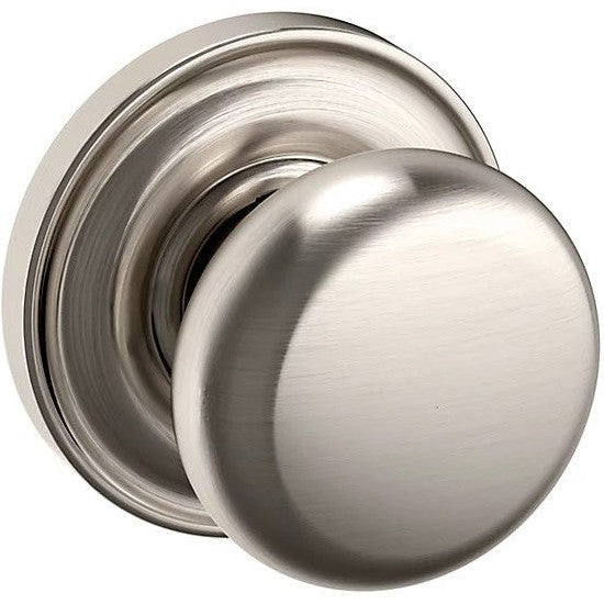 Baldwin Estate 5015 Half Dummy Knob with 5048 Rosette in Lifetime Satin Nickel finish