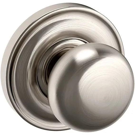Baldwin Estate 5030 Half Dummy Knob with 5048 Rosette in Lifetime Satin Nickel finish