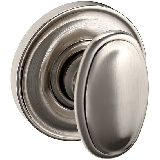 Baldwin Estate 5057 Half Dummy Knob with 5048 Rosette in Lifetime Satin Nickel finish