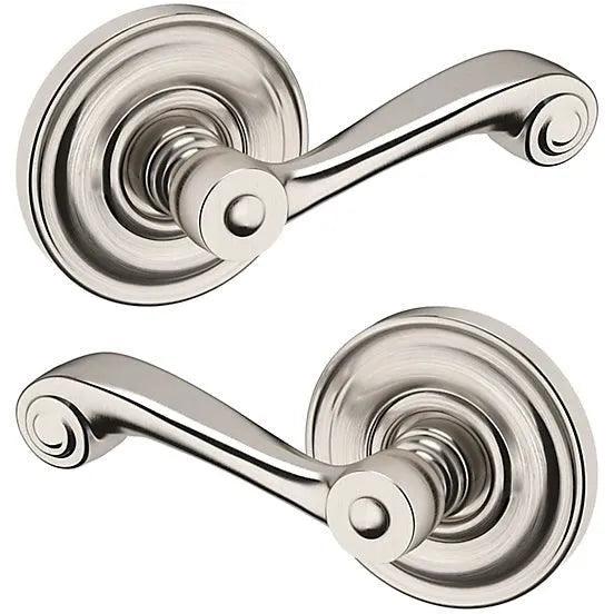 Baldwin Estate 5103 Full Dummy Lever with 5048 Rosette in Lifetime Satin Nickel finish