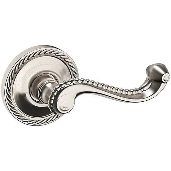 Baldwin Estate 5104 Right Handed Half Dummy Lever with 5004 Rosette in Lifetime Satin Nickel finish