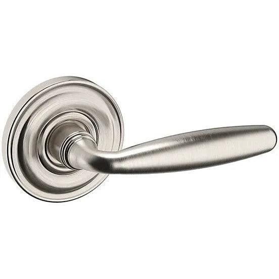 Baldwin Estate 5106 Right Handed Half Dummy Lever with 5048 Rosette in Lifetime Satin Nickel finish