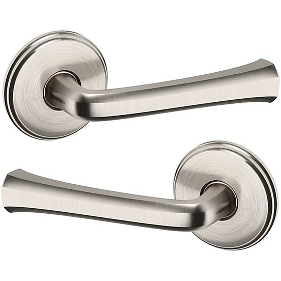 Baldwin Estate 5112 Full Dummy Lever with 5075 Rosette in Lifetime Satin Nickel finish
