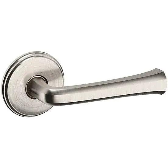 Baldwin Estate 5112 Right Handed Half Dummy Lever with 5075 Rosette in Lifetime Satin Nickel finish