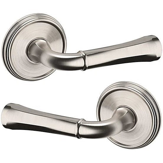 Baldwin Estate 5113 Passage Lever with 5078 Rosette in Lifetime Satin Nickel finish