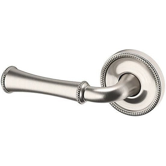 Baldwin Estate 5118 Left Handed Half Dummy Lever with 5076 Rosette in Lifetime Satin Nickel finish