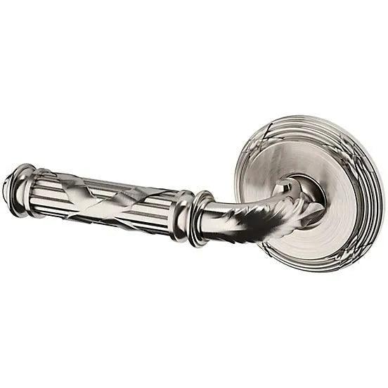 Baldwin Estate 5122 Left Handed Half Dummy Lever with 5022 Rosette in Lifetime Satin Nickel finish