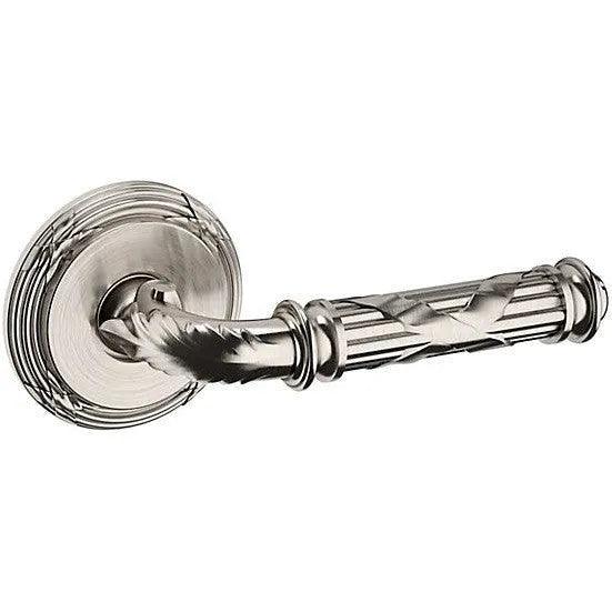Baldwin Estate 5122 Right Handed Half Dummy Lever with 5022 Rosette in Lifetime Satin Nickel finish