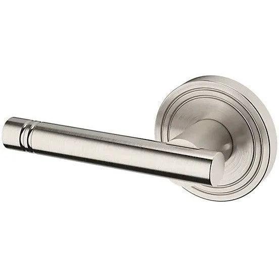 Baldwin Estate 5138 Left Handed Half Dummy Lever with 5047 Rosette in Lifetime Satin Nickel finish