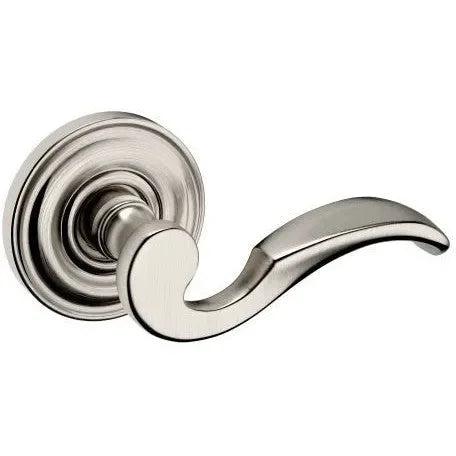 Baldwin Estate 5152 Right Handed Half Dummy Lever with 5017 Rosette in Lifetime Satin Nickel finish