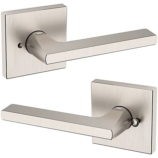 Baldwin Estate 5162 Privacy Lever with R017 Rosette in Lifetime Satin Nickel finish