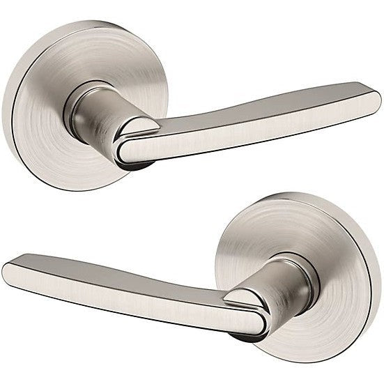 Baldwin Estate 5164 Full Dummy Lever with 5046 Rosette in Lifetime Satin Nickel finish