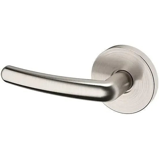 Baldwin Estate 5165 Left Handed Half Dummy Lever with 5046 Rosette in Lifetime Satin Nickel finish