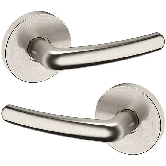 Baldwin Estate 5165 Passage Lever with 5046 Rosette in Lifetime Satin Nickel finish
