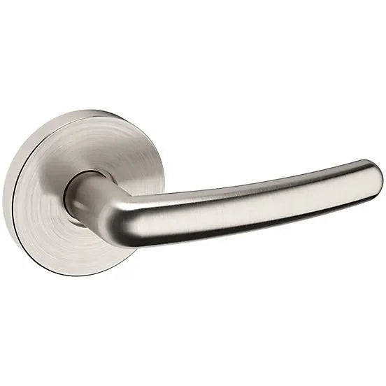 Baldwin Estate 5165 Right Handed Half Dummy Lever with 5046 Rosette in Lifetime Satin Nickel finish