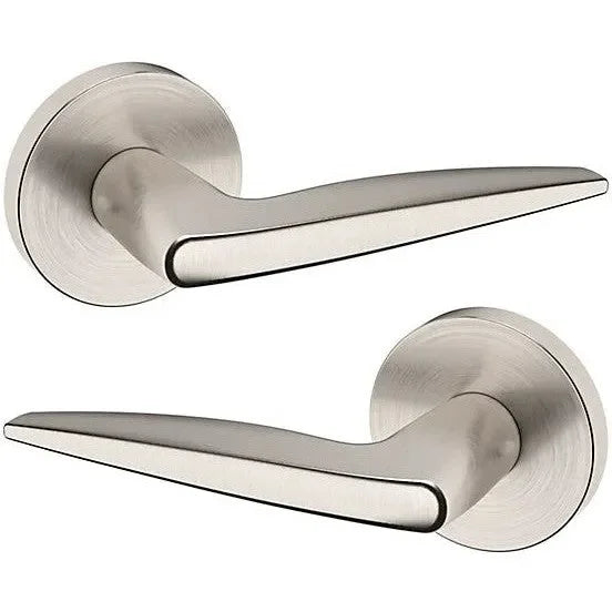 Baldwin Estate 5166 Passage Lever with 5046 Rosette in Lifetime Satin Nickel finish