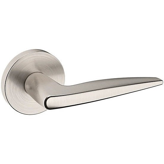 Baldwin Estate 5166 Right Handed Half Dummy Lever with 5046 Rosette in Lifetime Satin Nickel finish