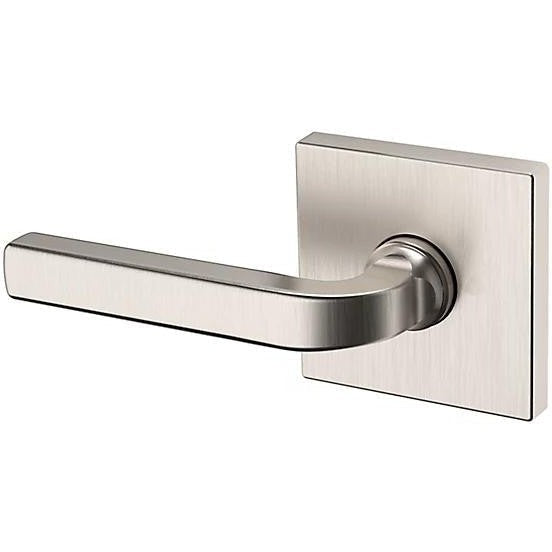 Baldwin Estate 5190 Left Handed Half Dummy Lever with R017 Rosette in Lifetime Satin Nickel finish