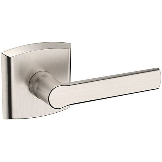 Baldwin Estate 5485V Right Handed Half Dummy Lever with R026 Rosette in Lifetime Satin Nickel finish