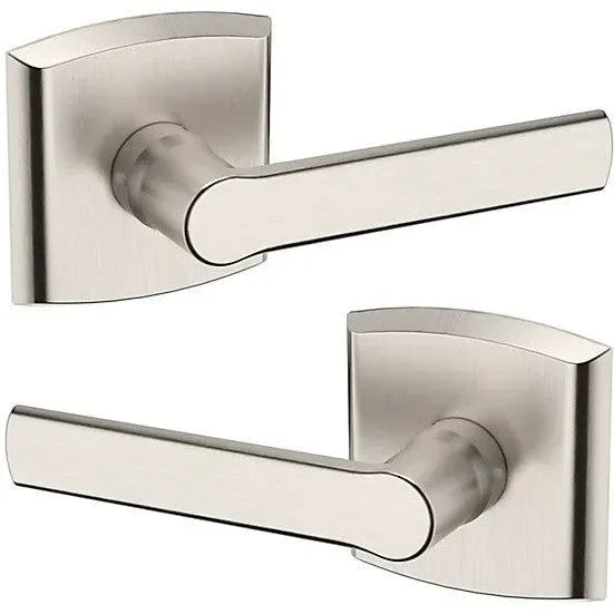 Baldwin Estate 5485V Full Dummy Lever with R026 Rosette in Lifetime Satin Nickel finish