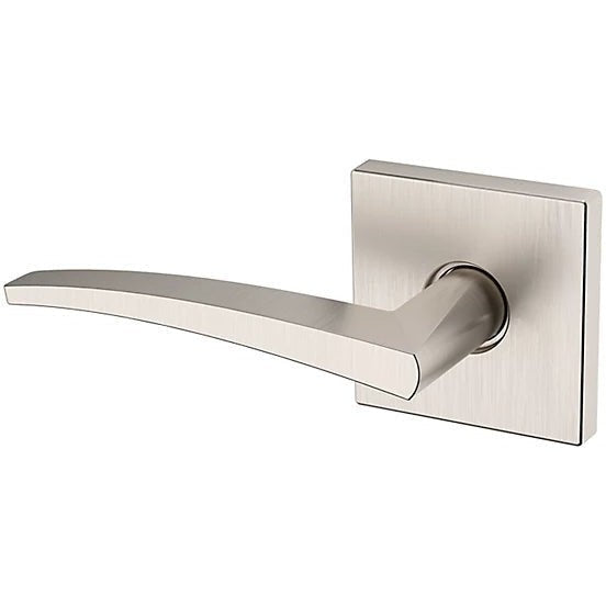 Baldwin Estate L022 Left Handed Half Dummy Lever with R017 Rosette in Lifetime Satin Nickel finish