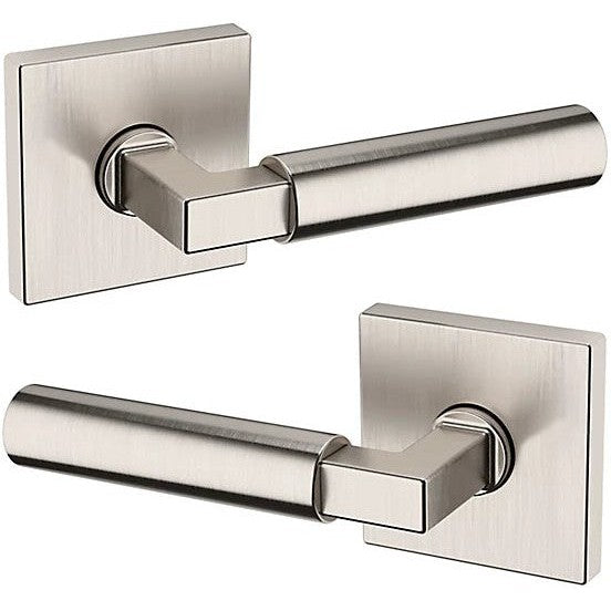 Baldwin Estate L029 Gramercy Full Dummy Lever with R017 Rosette in Lifetime Satin Nickel finish