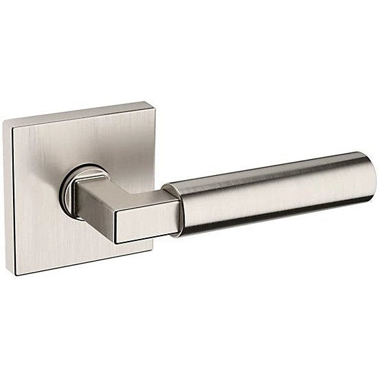 Baldwin Estate L029 Gramercy Right Handed Half Dummy Lever with R017 Rosette in Lifetime Satin Nickel finish