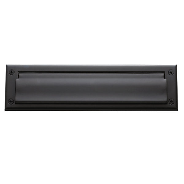 Baldwin Estate 0012 Letter Box Plate in Oil Rubbed Bronze finish